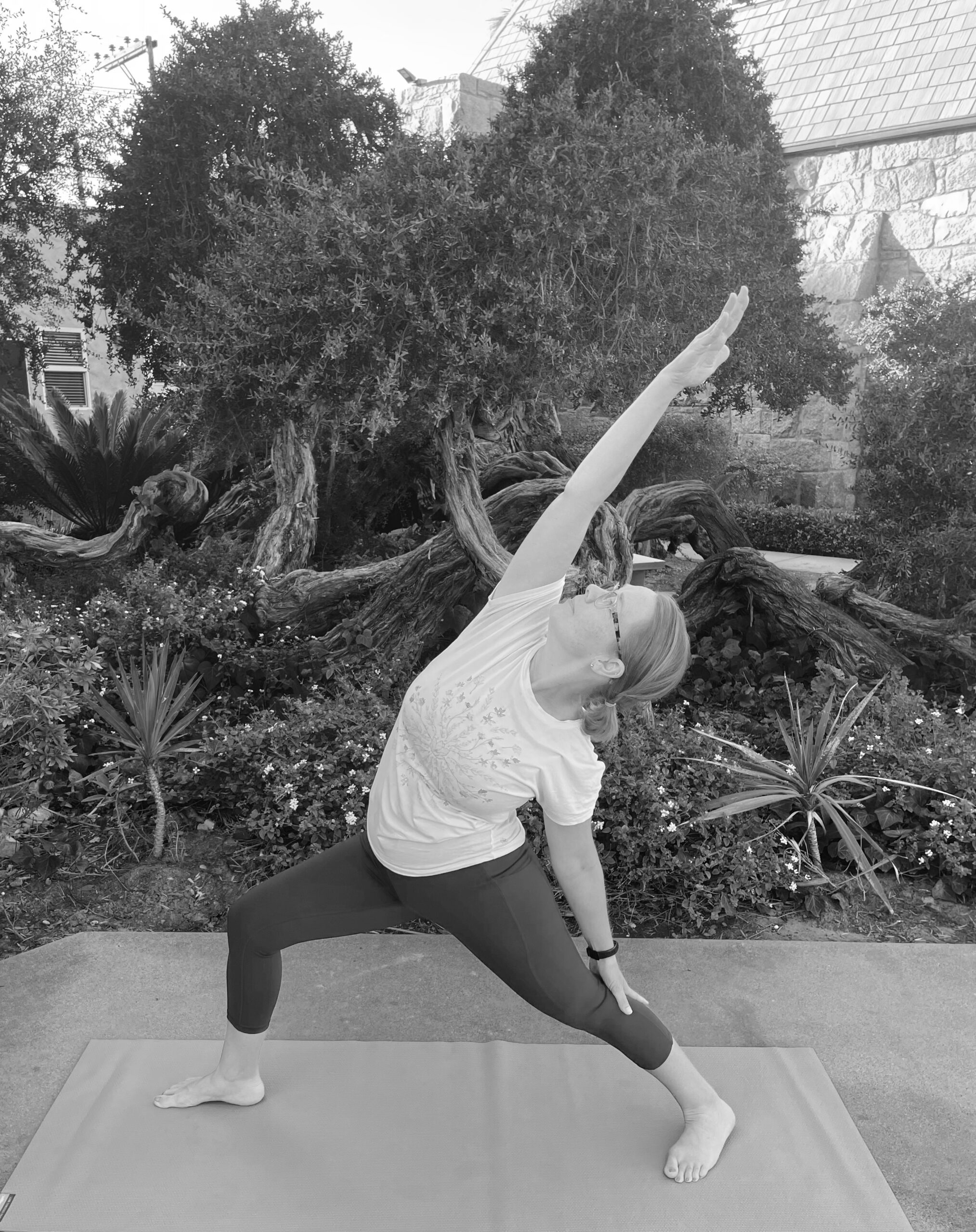 Online yoga class via Zoom